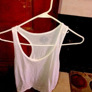 white tanktop